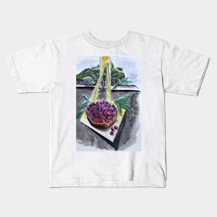 Dreams Of Grapes Kids T-Shirt